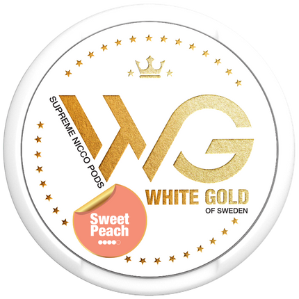 White Gold Sweet Peach (6 mg/pouch)