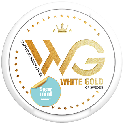 White Gold Spear Mint (6 mg/pouch)
