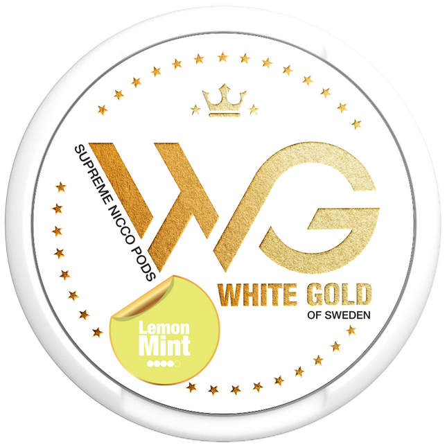 White Gold Lemon Mint (6 mg/pouch)
