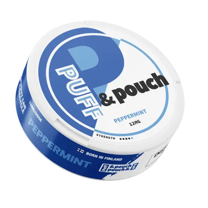 PUFF & POUCH PEPPERMINT 12MG