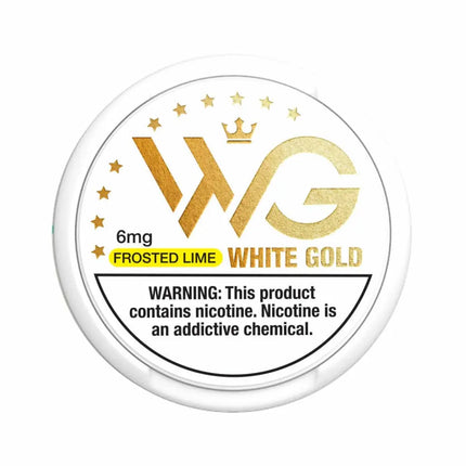 White Gold Frosted Lime (6 mg/pouch)