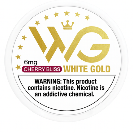 White Gold Cherry Bliss (6 mg/pouch)