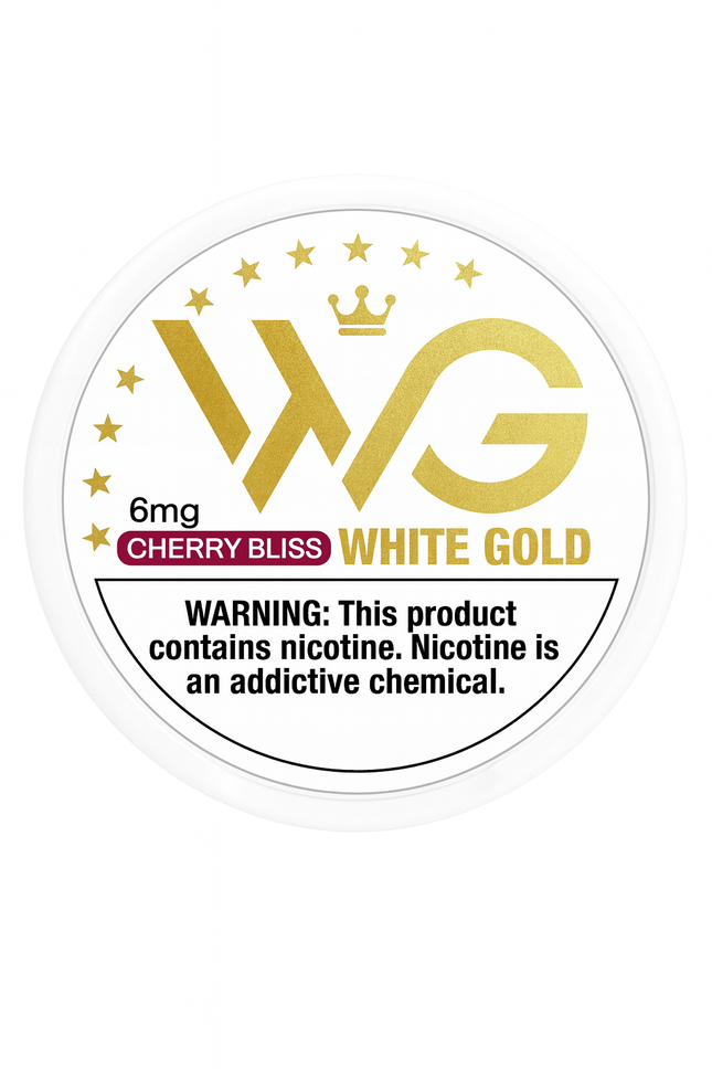 White Gold Cherry Bliss (6 mg/pouch)