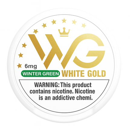 White Gold Winter Green (6 mg/pouch)