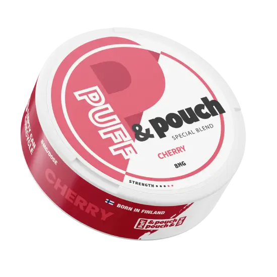 PUFF & POUCH CHERRY 8MG