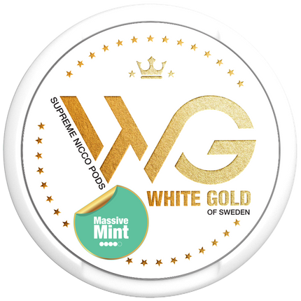 White Gold Massive Mint (6 mg/pouch)