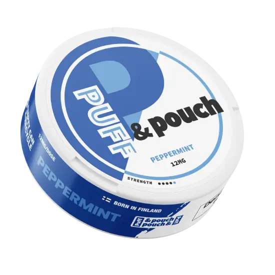 PUFF & POUCH PEPPERMINT 12MG