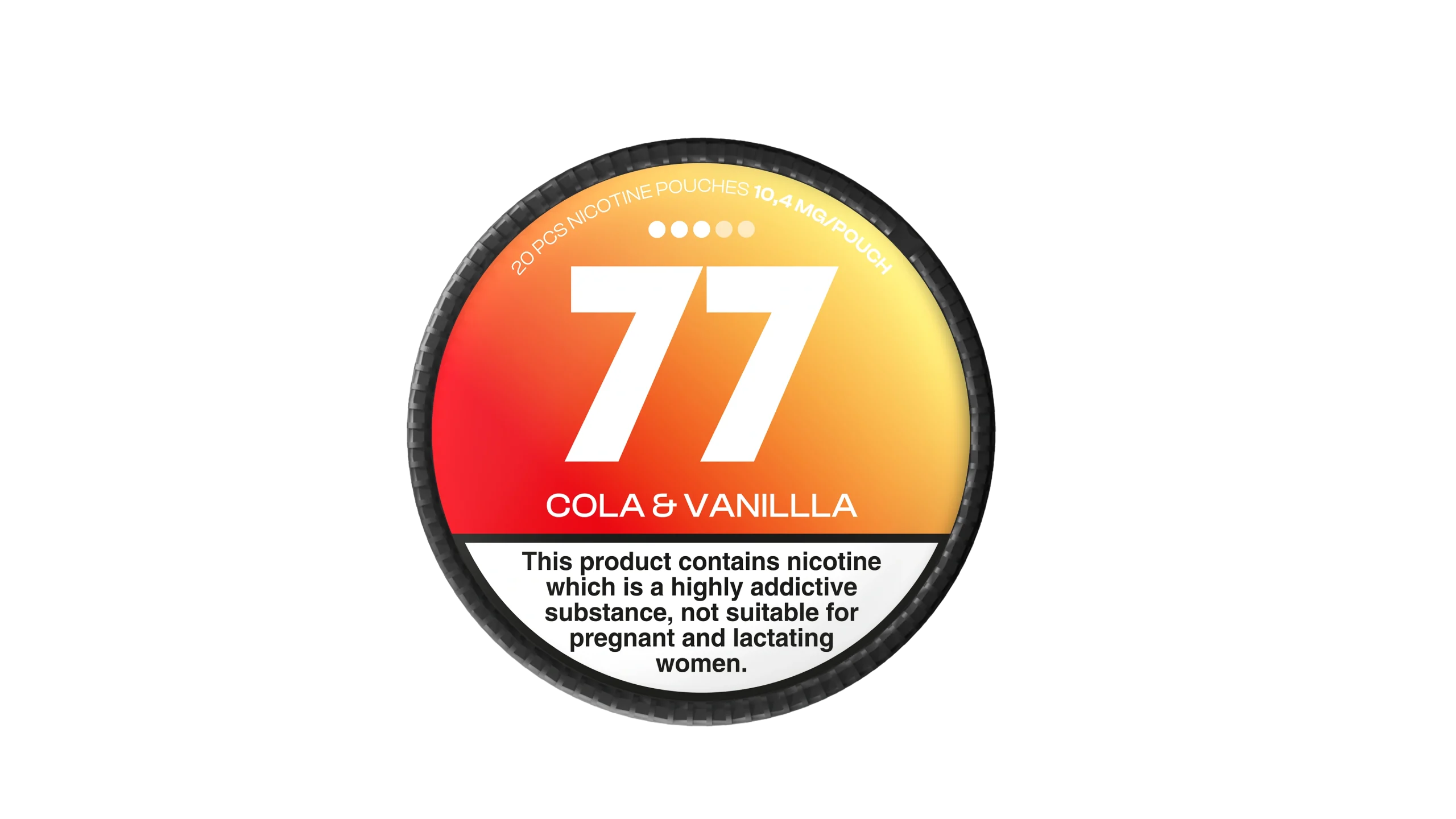 77 cola vanilla 104mg front transparent no shadow scaled